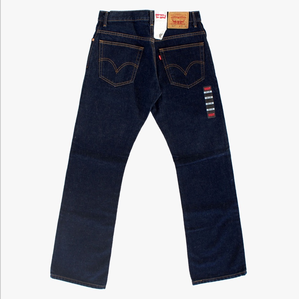 VINTAGE 90'S LEVI 517 BOOTCUT DARK WASH JEANS (32X32)